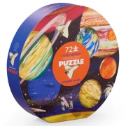 Crocodile Creek Junior Puzzel - Zonnestelsel - 72 stukken (6j+) Puzzel met 72 stukken van gerecycleerd karton