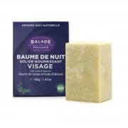 Balade en Provence Solide Nachtcrème Solide, afvalvrije balsem voor het gezicht voor tijdens de nacht