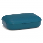 Ekobo Silicone Zeepbakje - Blue Abyss Handig silicone reisdoosje voor solide shampoo's en zepen