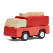 Plan Toys Auto - Brandweerwagen (3j+) Leuk autootje van rubberhout en Planwood