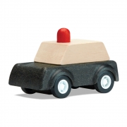 Plan Toys Auto - Politiewagen (3j+) Leuk autootje van rubberhout en Planwood