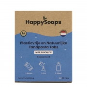 Happy Soaps Tandpasta Tabs Met Fluor - Navulling Navulling voor de tandpasta tabs met fluor van Happy Soaps