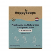 Happy Soaps Tandpasta Tabs Zonder Fluor - Navulling Navulling voor de tandpasta tabs zonder fluor van Happy Soaps