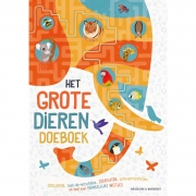 Uitgeverij Lannoo Het Grote Dieren Doeboek (7j+) Doolhoven, zoek-de-verschillen, zoekplaten, geheugenspelletjes, quizjes en andere beestachtige spelletjes