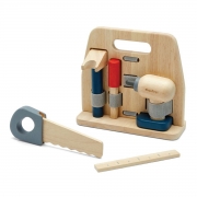 Plan Toys Timmerset (3j+) Set met timmerattributen van rubberhout
