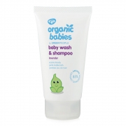Green People Body Wash & Shampoo - Baby - Lavendel Milde wasgel voor de huid en het haar van uw baby