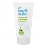 Green People Body Wash & Shampoo - Baby - Parfumvrij Milde, parfumvrije wasgel voor de huid en het haar van uw baby