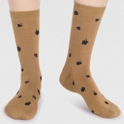 Thought Bamboe Sokken - Niamh Straw Yellow Comfortabele sokken van bamboe en bio-katoen