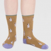 Thought Bamboe Sokken - Kenna Straw Yellow Comfortabele sokken van bamboe en bio-katoen