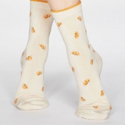 Thought Bamboe Sokken - Rowena Cream Comfortabele sokken van bamboe en bio-katoen