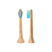 Hydrophil Bamboe Opzetborstels voor Elektrisch Poetsen (2) Set van 2 bamboe opzetborstels voor een elektrische tandenborstel