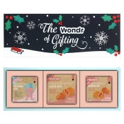 Wondr Giftbox Kerst - It's The C-Son Zero waste cadeaubox met solide shampoo, een lichaamszeep en een gezichtsreiniger