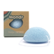 Wondr Konjac Spons - Blauw Bio-afbreekbare, exfoliërende spons voor het gezicht