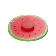 Charles Viancin Silicone Deksel - Watermeloen - 20 cm Silicone deksel voor het beter bewaren van voeding en overschotten
