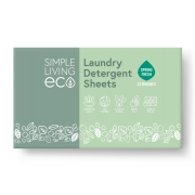 Simple Living Eco Feuilles de lavage - Printemps (32) Feuilles de lavage biodégradables remplaçant la lessive liquide