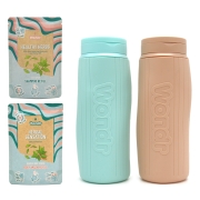 Wondr Starterspakket Liquids - Herbalicious Pakket met twee flessen en poeder voor douchegel en shampoo