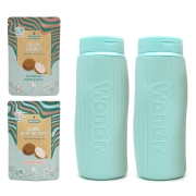 Wondr Starterspakket Liquids - In Love With the Coco Pakket met twee flessen en poeder voor douchegel en shampoo