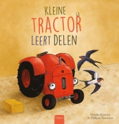 Uitgeverij Clavis Kleine Tractor Leert Delen (4j+) Een lief prentenboek over leren delen, gastvrijheid en vriendschap