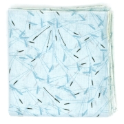 La Rénarde Wasbare Zakdoek - Riet (4) Set van 4 wasbare zakdoeken van katoen