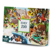 Crocodile Creek Junior Puzzel - Day at the Zoo - 72 stukken (6j+) Puzzel met 72 stukken van gerecycleerd karton