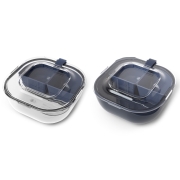 Monbento Brooddoos MB Gourmet Brooddoos van BPA-vrij plastic met 2 compartimenten