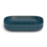 Ekobo Silicone Zeepschaal - Blue Abyss Handige, zelfafdruipende zeepschaal voor solide shampoo's en zepen