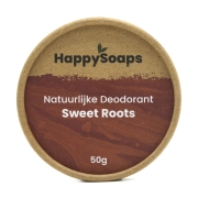 Happy Soaps Deodorant - Sweet Roots Natuurlijke deocrème in een kartonnen doosje