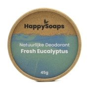 Happy Soaps Déodorant - Eucalyptus et Lemongrass Déodorant en crème naturel dans une boîte métallique 