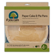 If You Care Cakevorm/Taartvorm (4) Set van 4 voorgevormde chlorinevrije bakvormen van FSC-papier
