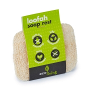 Eco Living Loofah Zeepmat Biologisch afbreekbaar zeepmatje