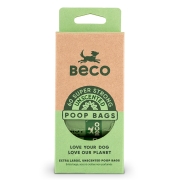 BecoPets Becobags Recycled - 60 stuks 4 rollen hondenzakjes van gerecycleerd plastic