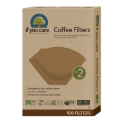 If You Care Koffiefilters n°2 Ongebleekte, chlorinevrije koffiefilters van FSC-papier
