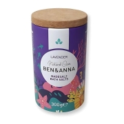 Ben&Anna Badzout - Lavendel Natuurlijk badzout met gedroogde bloemen