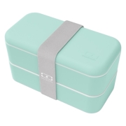 Monbento Brooddoos MB Original Green Matcha Brooddoos van BPA-vrij plastic met 2 compartimenten