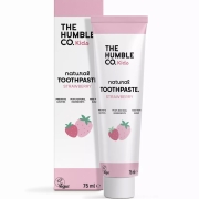 The Humble Co. Humble Tandpasta Kids Aardbei Ecologische en vegan tandpasta met fluoride voor kinderen