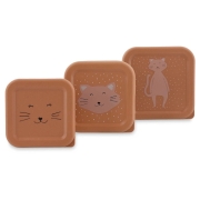 Trixie Set Snackdoosjes Mrs. Cat (3) Set van 3 snackdoosjes in verschillende formaten