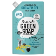 Marcel's Green Soap Navulling Douchegel Mimosa & Zwarte Bes Navuling voor de Mimosa & Zwarte Bes douchegel