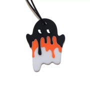 Jellystone Designs Bijtketting Spookgeest Bijtketting om te ontprikkelen in voedselveilige silicone