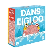 Londji Puzzel Dans L'Igloo Set van 4 puzzels in opbouwende moeilijkheid met 2 kleurbrillen