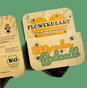 Bloom Your Message Flowerheart BIJzonder Bedankt Plantbaar biologisch kleihart met bloemenzaden