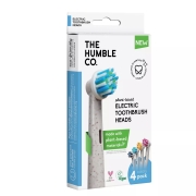 The Humble Co. Bamboe Opzetborstels voor Elektrisch Poetsen Oral B (4) Set van 4 natuurlijke opzetborstels voor een Oral B elektrische tandenborstel