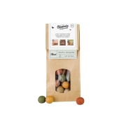 Blossombs Kraftzak met 25 Bloembommetjes Mix Losse bloembommetjes als uitdeelgeschenkjes zoals geboorte, lentefeest, verjaardag, huwelijk...