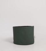Baski Plantenmand Medium - Natural Olive Green Plantenmand van bio-katoen met waterdichte coating van natuurrubber