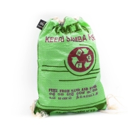 Fair Squared RICE & CARRY Upcycle Rugzak Fair Trade & Uniek - Groen Duurzame Rugzak van Gerecycleerde Rijstzakken