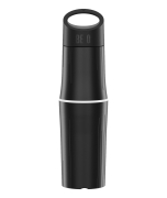 BE O Bottle Waterfles van Suikerriet – Duurzame Herbruikbare Drinkfles BPA-vrij - Onyx Black Herbruikbare waterfles van suikerriet.