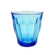 Duralex Glazen Turqoise 250 ml (6) 6 Stevige, blauwe glazen van Duralex 