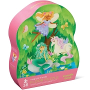Crocodile Creek Vloerpuzzel - Magical Friends - 36 stukken (3j+)  Puzzel met 36 stukken van gerecycleerd karton