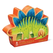 Crocodile Creek Vloerpuzzel - Dinoland - 36 stukken (3j+)  Puzzel met 36 stukken van gerecycleerd karton