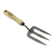 De Wit Handvorkje Groot X-treme Met Essen Handvat 14 Centimeter Handvorkje ontworpen voor kleine spit- en rooiwerkzaamheden.