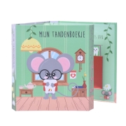Toothwonders Tandenboekje Tandenmuis Educatief tandenboekje met carrousel om melktandjes te bewaren